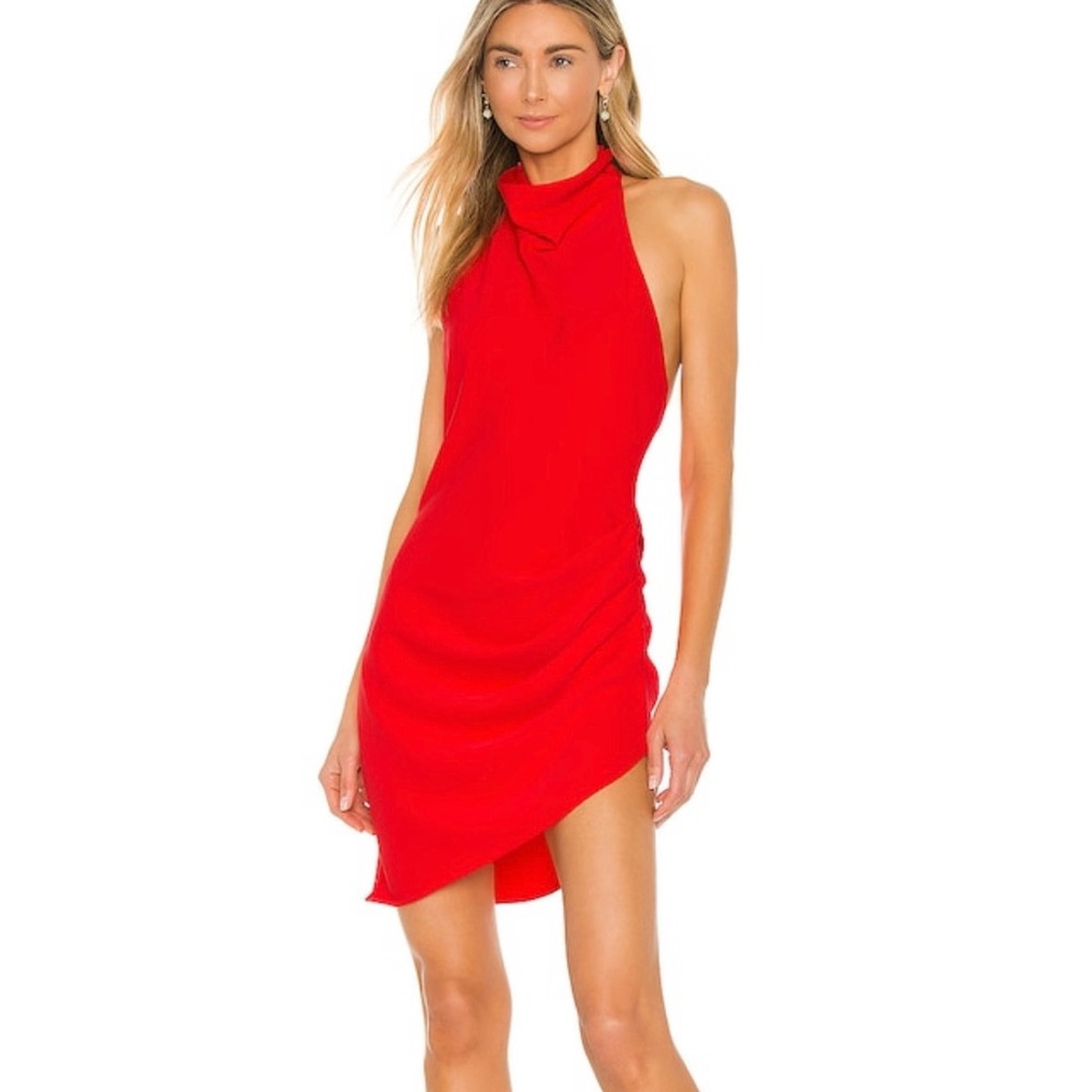 Amanda Uprichard: Samba Dress in Crimson